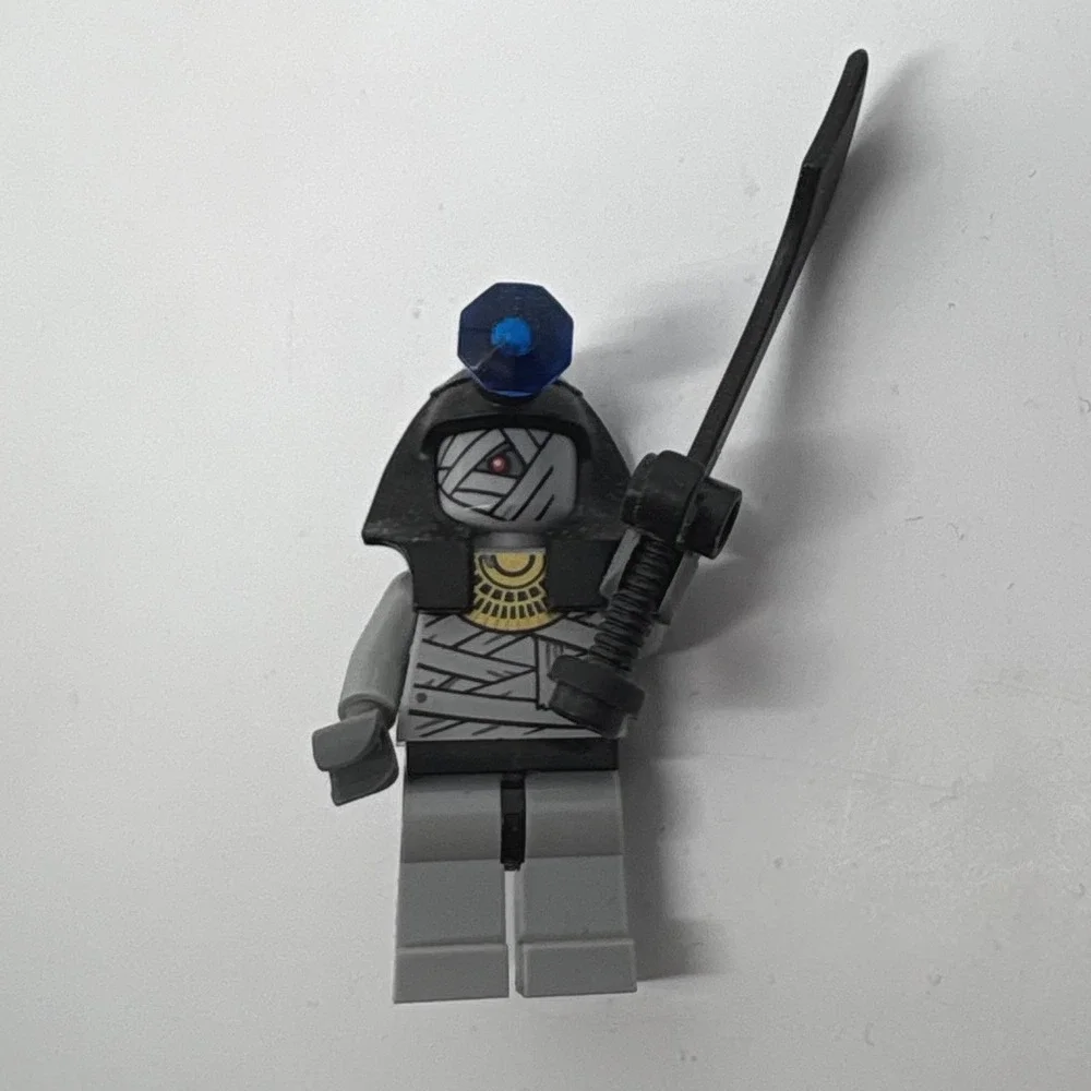 LEGO Pharaohs Quest Mummy Warrior 1 Minifigure pha003 Scimitar Sword 7326 7306